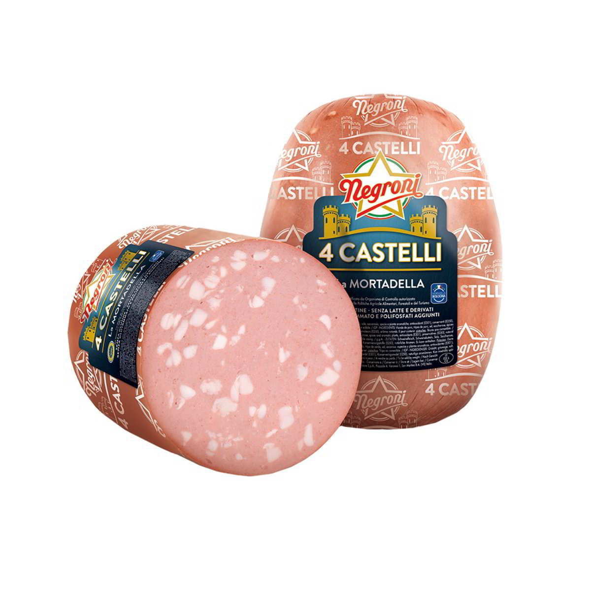MORTADELLA 4 CASTELLI NEGRONI GR. 500 secondo Iper Tosano